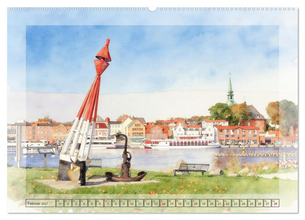 Charmantes Schleswig-Holstein (CALVENDO Wandkalender 2027)
