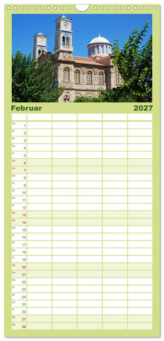 Samos - grüne Perle in der Ägäis (CALVENDO Familienplaner 2027)