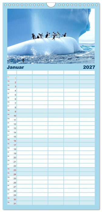 Die schönsten Bucket List Reiseziele (CALVENDO Familienplaner 2027)