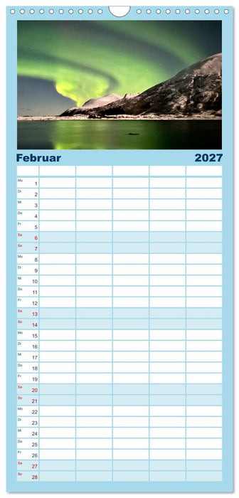 Die schönsten Bucket List Reiseziele (CALVENDO Familienplaner 2027)