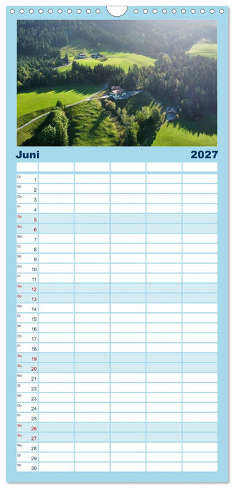 Die schönsten Bucket List Reiseziele (CALVENDO Familienplaner 2027)