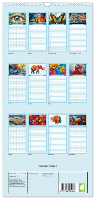 Faszination PUZZLE (CALVENDO Familienplaner 2027)