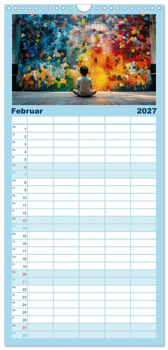 Faszination PUZZLE (CALVENDO Familienplaner 2027)