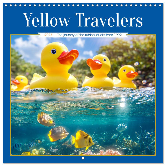 Yellow Travelers (CALVENDO Monthly Calendar 2027)