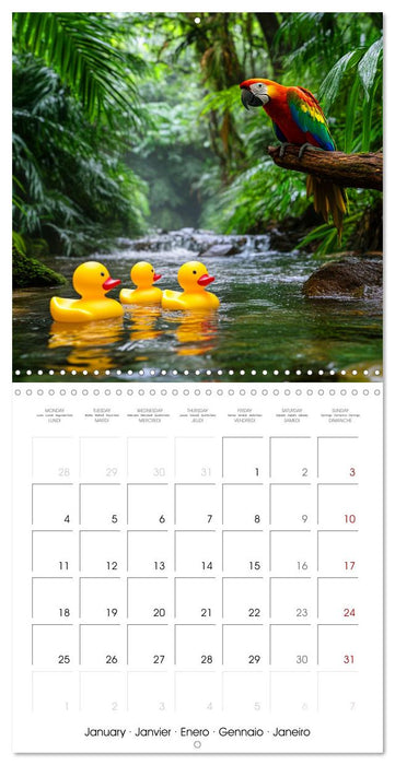 Yellow Travelers (CALVENDO Monthly Calendar 2027)