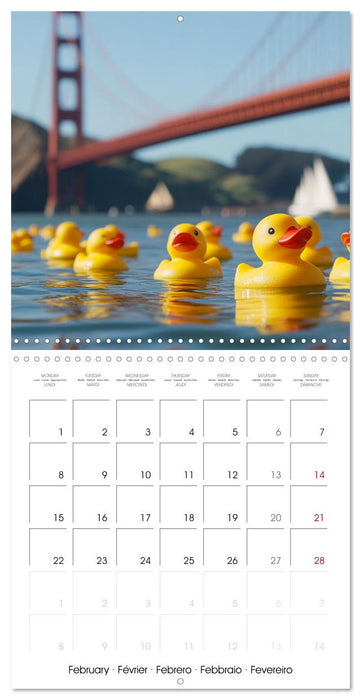 Yellow Travelers (CALVENDO Monthly Calendar 2027)