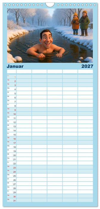 Kälteanbeter (CALVENDO Familienplaner 2027)