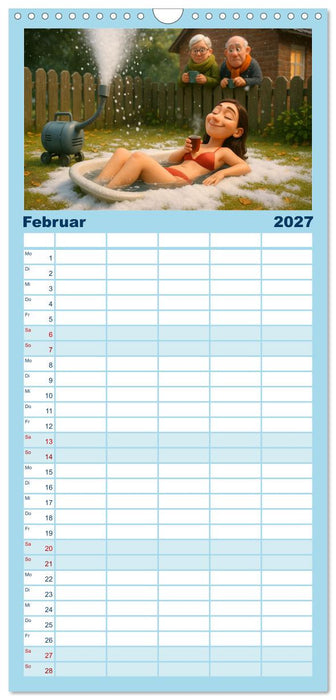 Kälteanbeter (CALVENDO Familienplaner 2027)