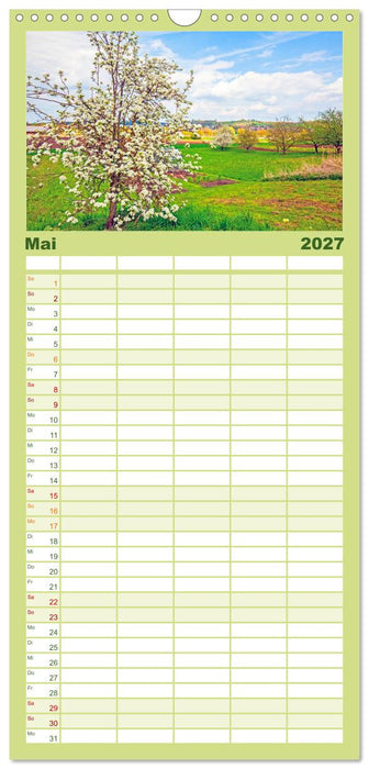 Mittelfranken für Entdecker und Wanderer (CALVENDO Familienplaner 2027)