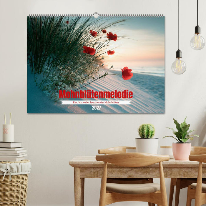 Mohnblütenmelodie (CALVENDO Wandkalender 2027)