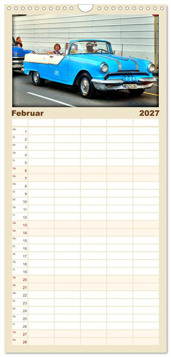 PONTIAC '55 (CALVENDO Familienplaner 2027)