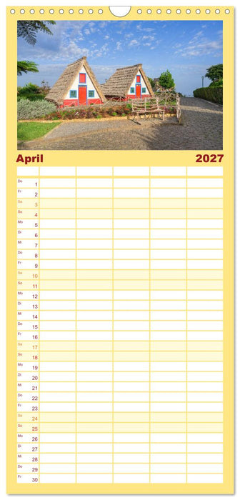 Wunderschönes Madeira (CALVENDO Familienplaner 2027)