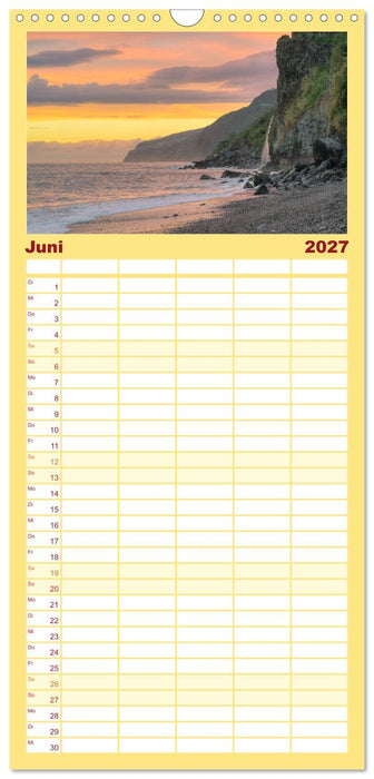 Wunderschönes Madeira (CALVENDO Familienplaner 2027)