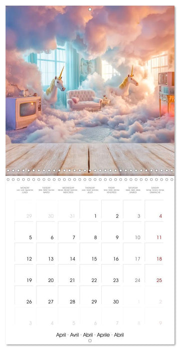 Animals in unreal rooms - Dreamlike Illusions (CALVENDO Monthly Calendar 2027)