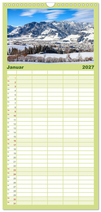 St.Johann im Pongau (CALVENDO Familienplaner 2027)