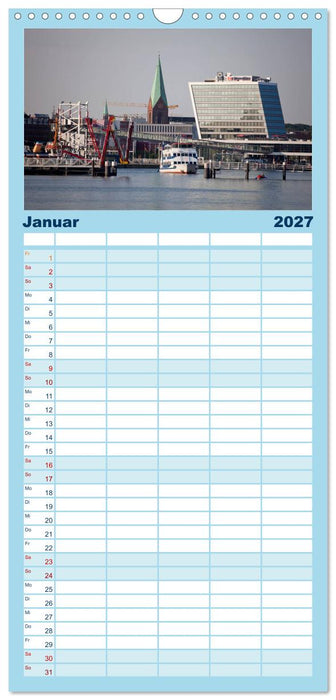 Schleswig Holstein - Landeshauptstadt Kiel (CALVENDO Familienplaner 2027)