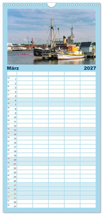 Schleswig Holstein - Landeshauptstadt Kiel (CALVENDO Familienplaner 2027)