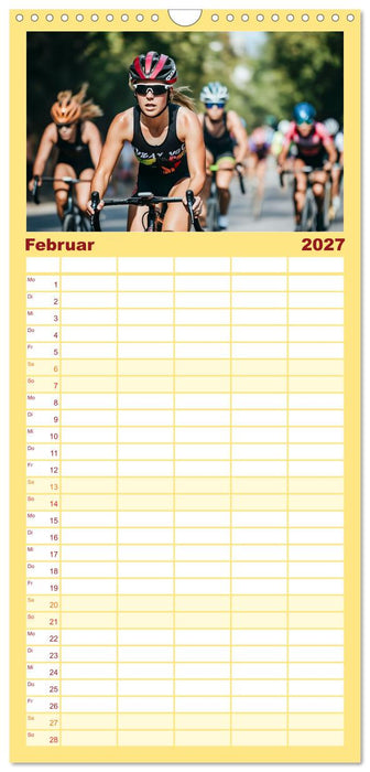 Triathlon Power (CALVENDO Familienplaner 2027)