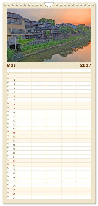 Japan entdecken Tokio, Osaka & mehr (CALVENDO Familienplaner 2027)