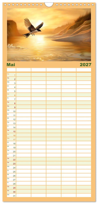 Zwischen Himmel und Wasser (CALVENDO Familienplaner 2027)