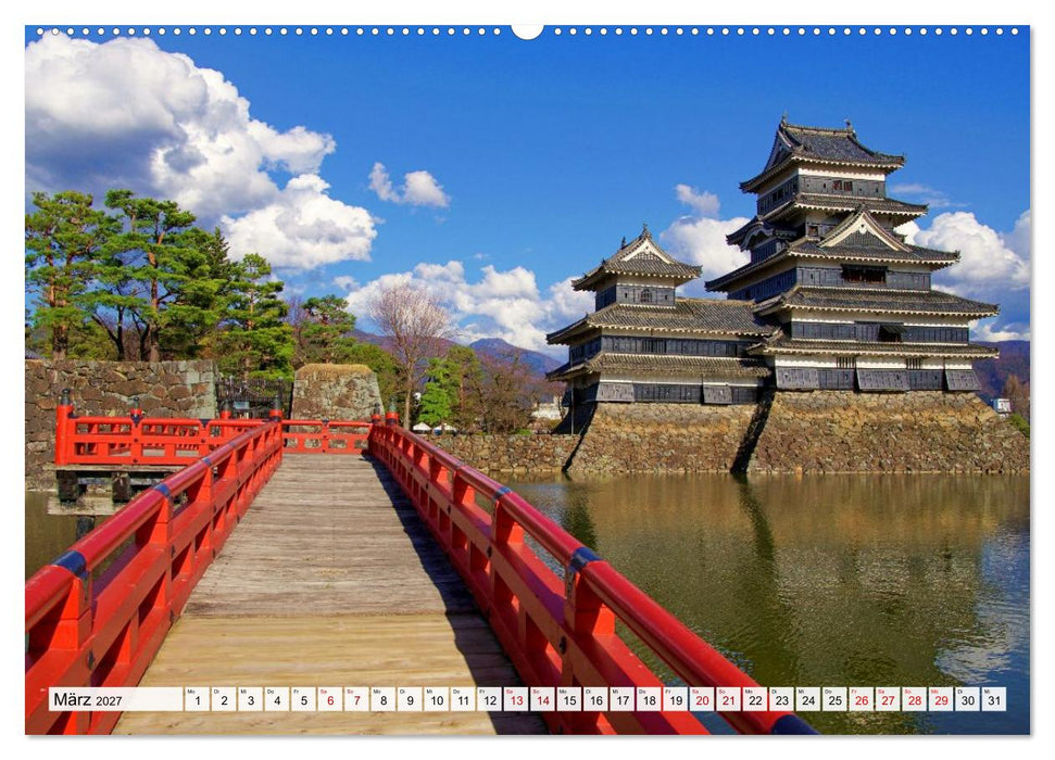 Japan im Frühling (CALVENDO Premium Wandkalender 2027)