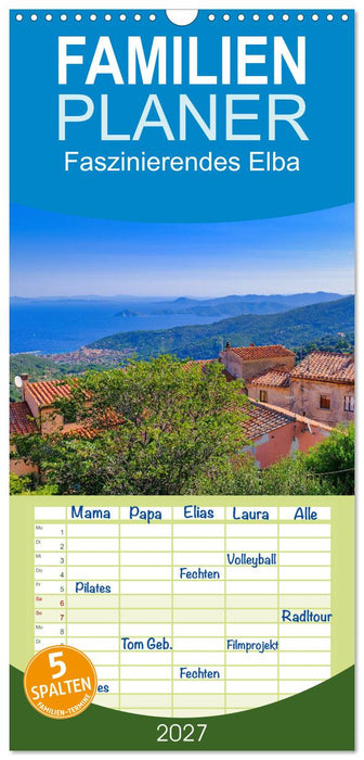 Faszinierendes Elba (CALVENDO Familienplaner 2027)