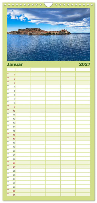 Faszinierendes Elba (CALVENDO Familienplaner 2027)