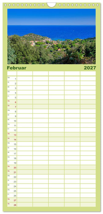 Faszinierendes Elba (CALVENDO Familienplaner 2027)