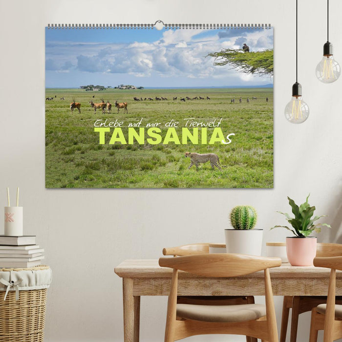 Erlebe mit mir die Tierwelt Tansanias (CALVENDO Wandkalender 2027)
