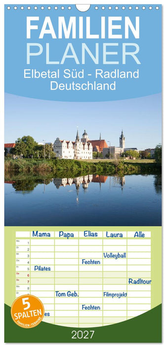 Elbetal Süd - Radland Deutschland (CALVENDO Familienplaner 2027)