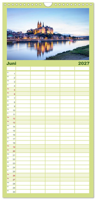 Elbetal Süd - Radland Deutschland (CALVENDO Familienplaner 2027)