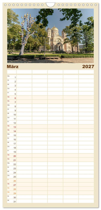 Via Baltica - eine Reise durch Estland, Lettland und Litauen (CALVENDO Familienplaner 2027)