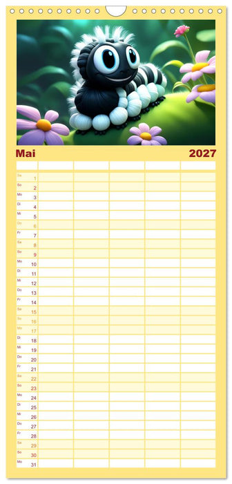 Würmchen Zauber (CALVENDO Familienplaner 2027)