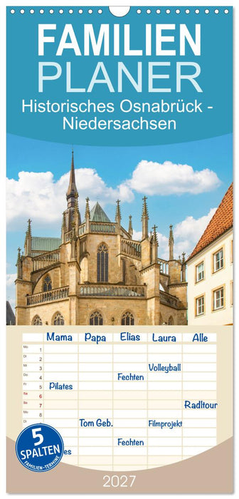 Historisches Osnabrück - Niedersachsen (CALVENDO Familienplaner 2027)