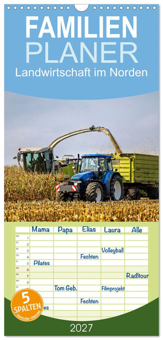 Landwirtschaft im Norden (CALVENDO Familienplaner 2027)