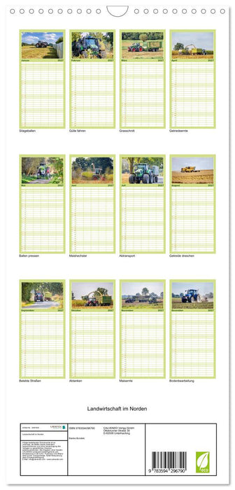 Landwirtschaft im Norden (CALVENDO Familienplaner 2027)