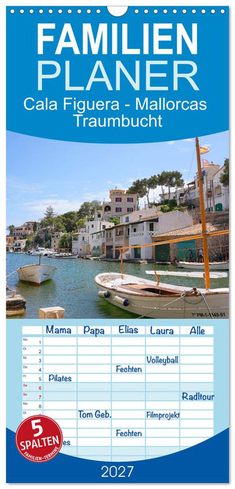 Cala Figuera - Mallorcas Traumbucht (CALVENDO Familienplaner 2027)