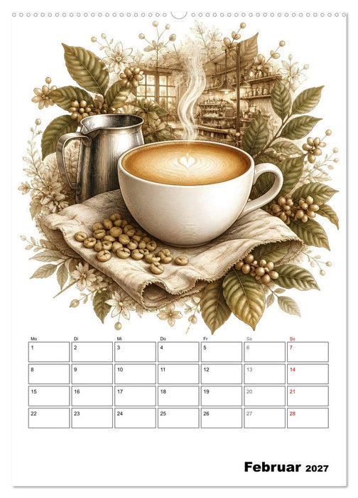 Kaffeeverliebt (CALVENDO Premium Wandkalender 2027)