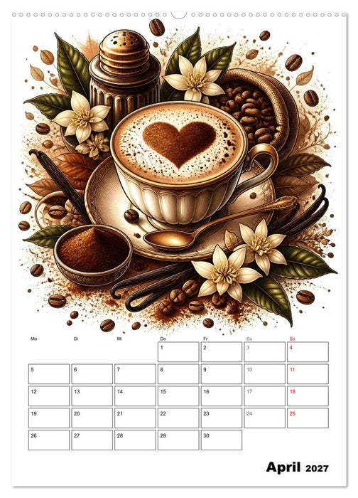 Kaffeeverliebt (CALVENDO Premium Wandkalender 2027)