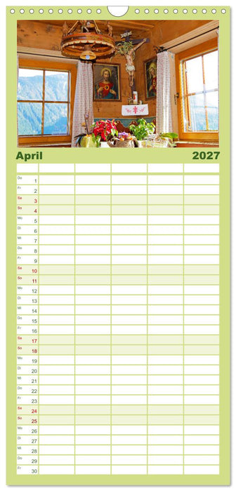 Ultental Wunderschöne alte Bauernhäuser (CALVENDO Familienplaner 2027)