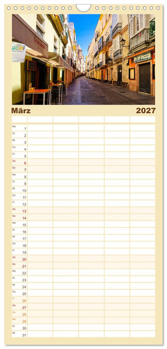 Cádiz Spüre die frische Meeresbrise (CALVENDO Familienplaner 2027)