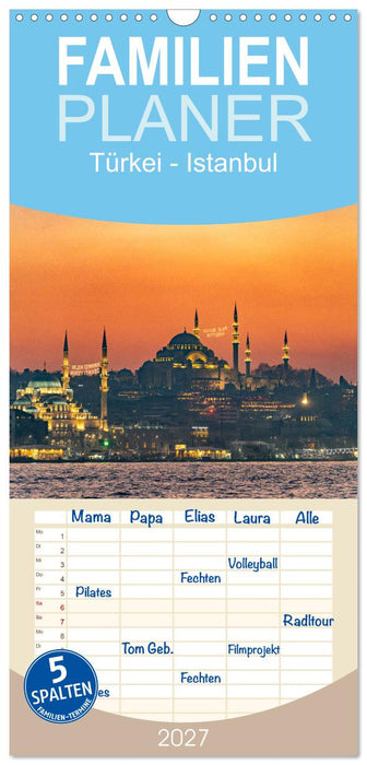 Türkei - Istanbul (CALVENDO Familienplaner 2027)