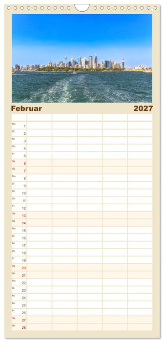 Sydney - Pulsierendes Herz Australiens (CALVENDO Familienplaner 2027)