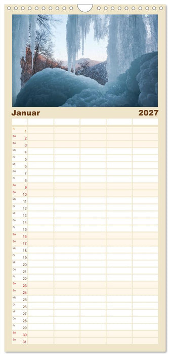 Faszination Schwäbische Alb (CALVENDO Familienplaner 2027)