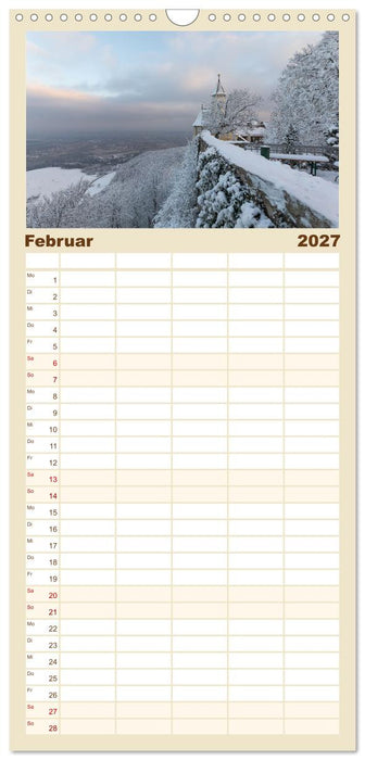 Faszination Schwäbische Alb (CALVENDO Familienplaner 2027)