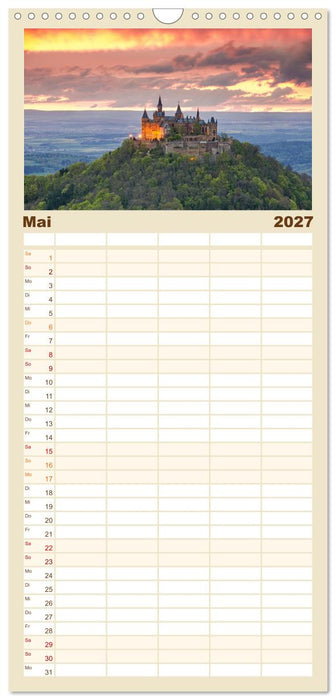 Faszination Schwäbische Alb (CALVENDO Familienplaner 2027)