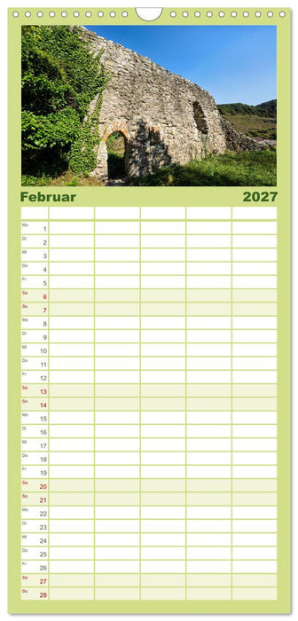 Unterwegs im Großen Lautertal (CALVENDO Familienplaner 2027)