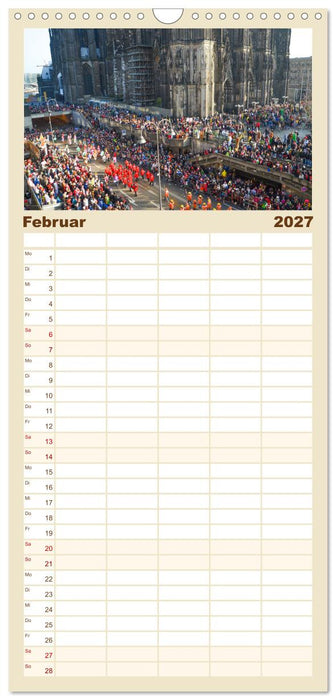 Von Kölner Dächern (CALVENDO Familienplaner 2027)