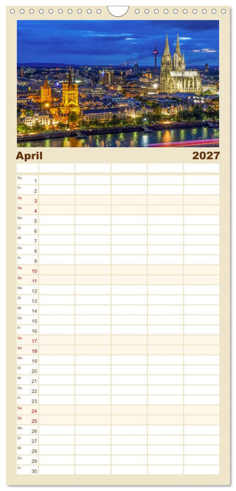 Von Kölner Dächern (CALVENDO Familienplaner 2027)