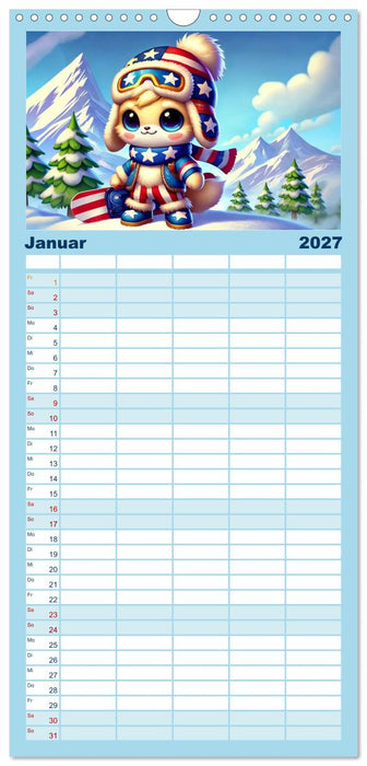 Buddy Stars - Abenteuer für Kinder (CALVENDO Familienplaner 2027)